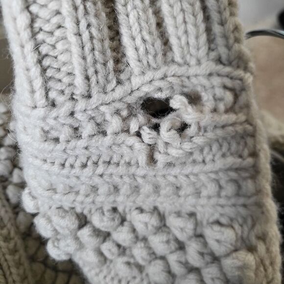 NICHOLAS K New York SWEATER COAT Cardigan Thick-Ply Heavy SHEEPMERE Wool Sz S - Picture 11 of 16